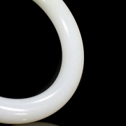 Hetian white jade bracelet, Qing dynasty