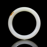 Hetian white jade bracelet, Qing dynasty