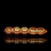 Amuleto de ágata tallada, dinastía Liao