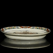 Bandeja heráldica de Ataíde para exportación, s.XIX-XX