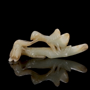 Carved jade figure ‘Mantis’, Qing dynasty