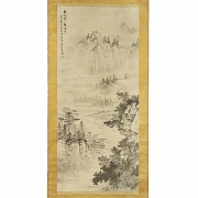 中国画《江山如画》，20世纪 - 1