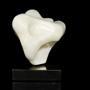 Milton Cohen, White Marble Sculpture, 20th Century - 4