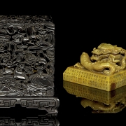 Sello de jade amarillo