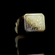 Sello de jade blanco 