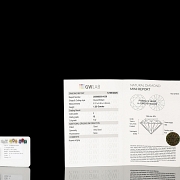 Diamante talla brillante de 1,20 ct con certificado GWLAB