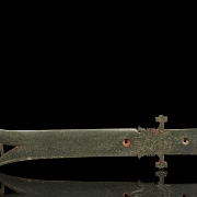 Hoja ceremonial de jade 