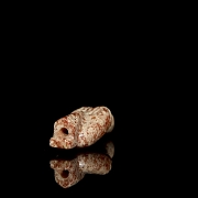 Carved jade pendant ‘Elderly Man’, Han dynasty - 4