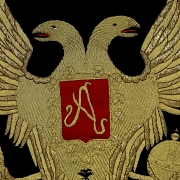 Ceremonial cloak with double-headed eagle, 20th century