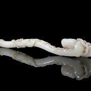 Cetro ruyi de jade blanco 