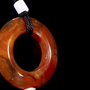 Colgante de ágata roja, s.XX