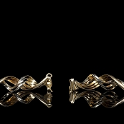 Pendientes de oro amarillo