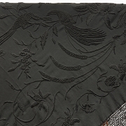 Mantón de manila negro, s.XX
