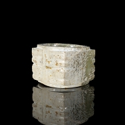 Cong de jade tallado, cultura Liangzhu