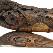 Carved bamboo figure “Dragon”, 20th century - 5