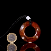 Colgante de ágata roja, s.XX
