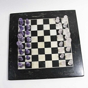 Ajedrez de Amatista y cuarzo rosa - 1