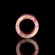 Red jade archer's ring, Qing dynasty