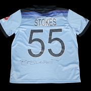 England cricket team jersey, signed by Ben Stokes, certified. - 3