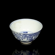 Blue and white porcelain bowl ‘Deer and peach tree’, with Jiajing seal - 5