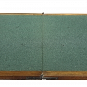 Folding game table, 20th century