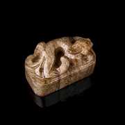Jade seal ‘Reclining Dragon’, Ming Dynasty