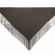 Mantón de Manila negro, s.XX