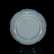 Plato de cerámica esmaltada 