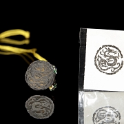 Small stone seal “Dragon,” Qing Dinasty