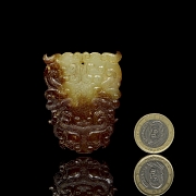 Placa de jade tallado