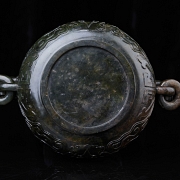 Incensario de jade espinaca 