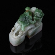 Doble sello de jadeíta