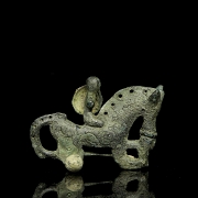 Iron Age (3rd-2nd c. BC) ‘Fibula of a horseman on horseback with shield’
