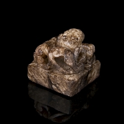Jade seal ‘Coiled Dragon’, Ming dynasty