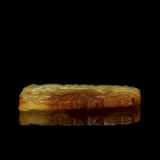 Colgante de jade amarillo 