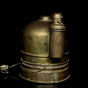 Navigation compass in logbook, early 20th century