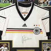 Framed Germany National Team T-shirt, Jürgen Klinsmann, signature and certificate - 1