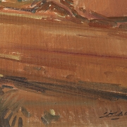 何塞·科萨尔·维埃德马 José Cózar Viedma（1944）《山峦与农舍》 - 3