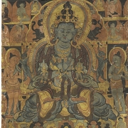 Thangka ‘Vajradhara, Dorje Chang’, Tibet, 19th-20th century