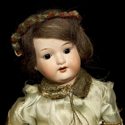 Muñeca de porcelana Armand Marseille, molde clásico 390, Alemania, c. 1910-1920