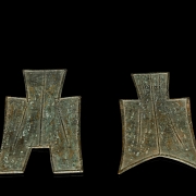 Collection of six Chinese coins “hoe and sword” - 3