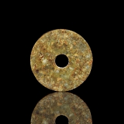 Carved jade disc ‘Bi’, Liangzhu culture