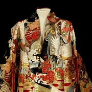 Embroidered silk wedding uchikake, 21st century