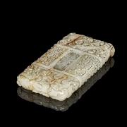 Placa de jade tallado