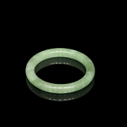 Circular jade bracelet, 20th century