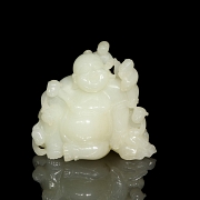 Figura de jade blanco 
