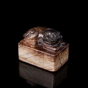 Jade seal ‘Reclining Animal’, Ming dynasty