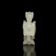 Amuleto de jade blanco