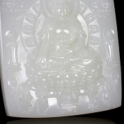 Biombo de jade blanco de Hetian 