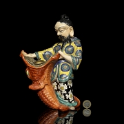 Chinese porcelain scrivener “Man with crocodile” 20th century - 9